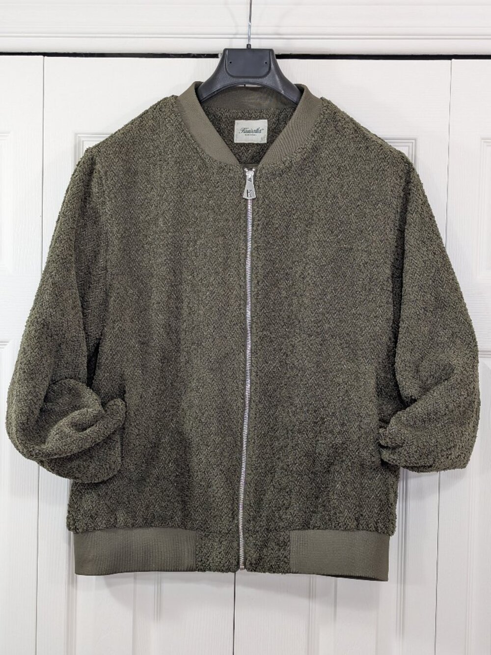 Kuwalla Men's Plush Bomber Jacket - Green